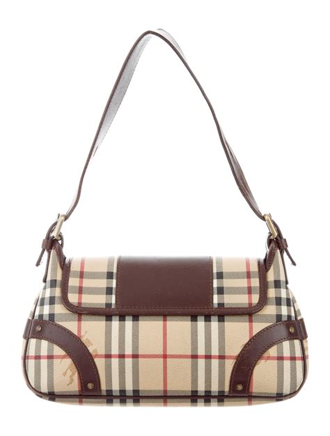 check and leather burberry bag|Burberry nova check shoulder bag.